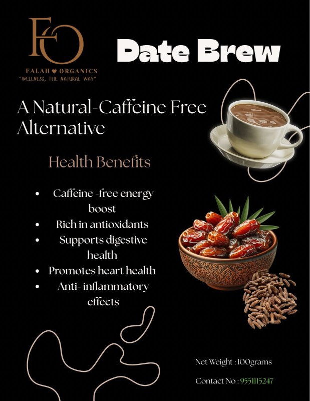 Date seed Coffee Powder
